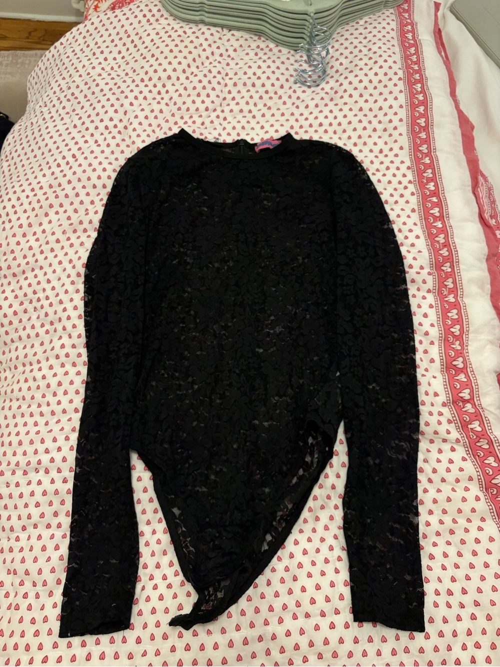 Edikted Lace Long Sleeve Bodysuit